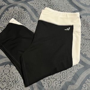 BCG black and white leggings size 2X